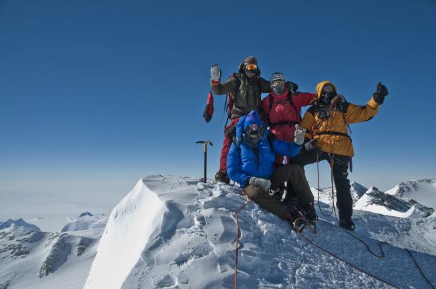 Blinder Bergsteiger auf dem Mount Everest