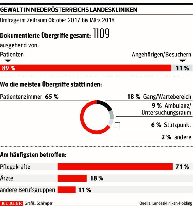 Gewalt in NÖ Kliniken: Holding reagiert mit Kampagne