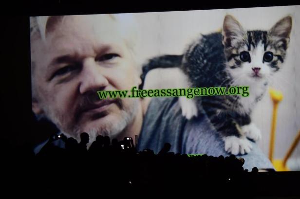 Vivienne Westwood widmet ihre Modenschau Assange