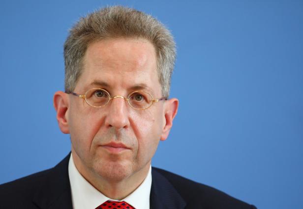 President of the Germany's Federal Office for the Protection of the Constitution Maassen attends a news conference in Berlin