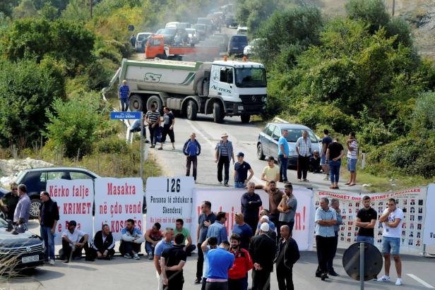 Neue Spannungen zwischen Kosovo-Albanern und Serbien