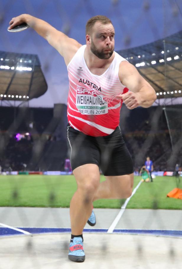 Lukas Weißhaidinger holte bei der Europameisterschaft in Berlin die Bronze-Medaille 
