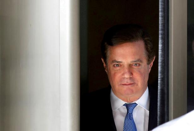 FILE PHOTO: Former Trump campaign manager Paul Manafort departs from U.S. District Court