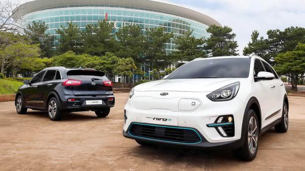 Kia e-Niro mit bis zu 485 Kilometern Reichweite