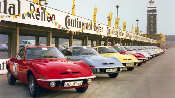 50 Jahre Opel GT: Party in Hockenheim