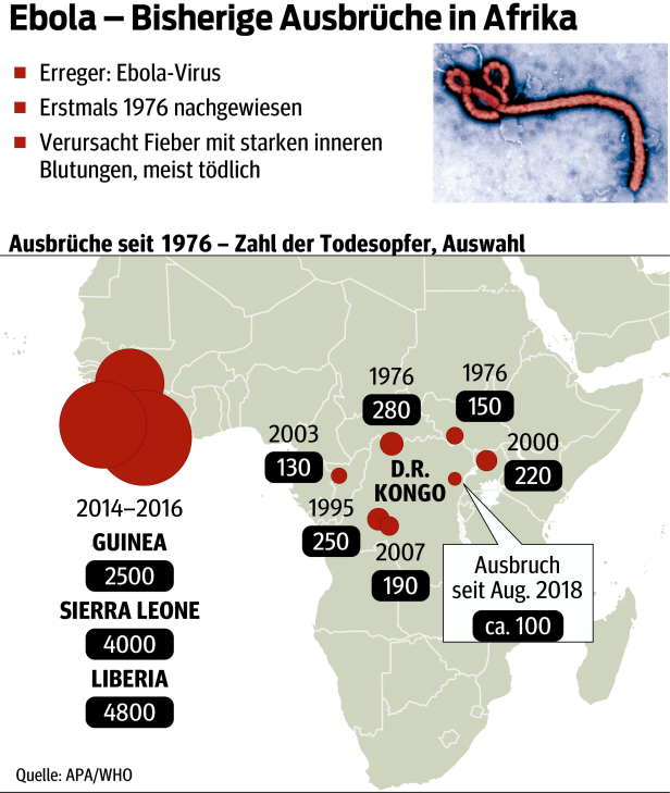 Ebola: Experimenteller Impfstoff als große Hoffnung