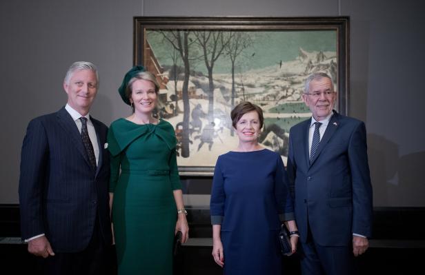 Belgischer König eröffnete Bruegel-Ausstellung in Wien