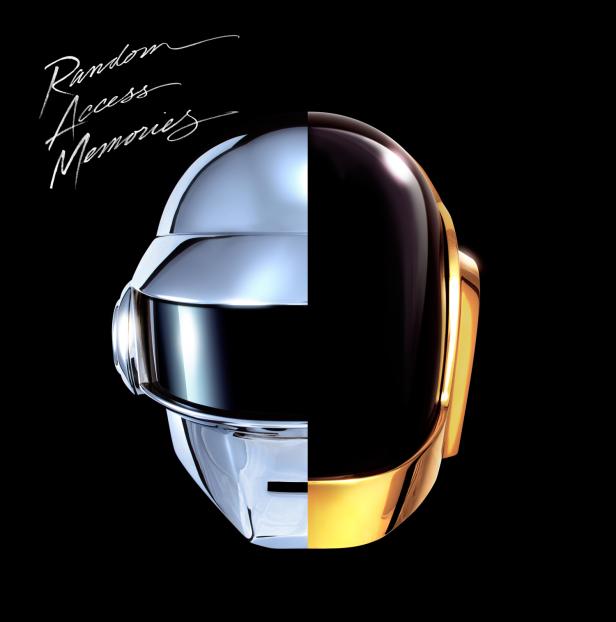 Das Cover von Daft Punks Album „Random Access Memories“ zeigt zwei Roboterhelme.