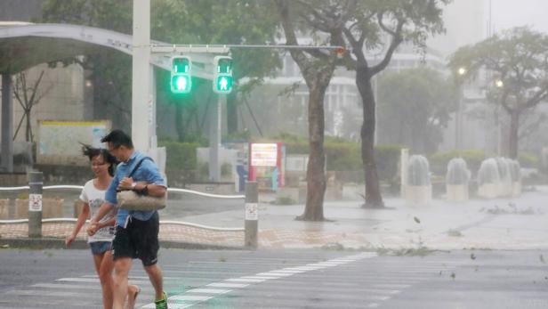 Erst vor ein paar Tagen wütete Taifun "Trami"