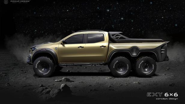 Mercedes X-Klasse 6x6 von Carlex Design ist purer Pickup-Irrsinn
