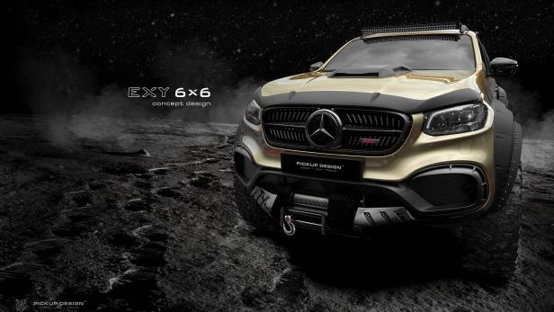 Mercedes X-Klasse 6x6 von Carlex Design ist purer Pickup-Irrsinn