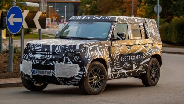 Kommender Land Rover Defender zeigt erstmals finale Karosserie