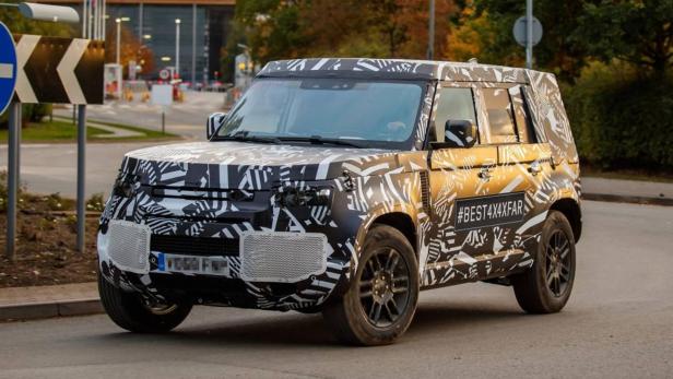 Kommender Land Rover Defender zeigt erstmals finale Karosserie