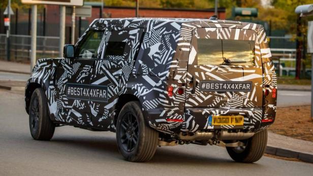 Kommender Land Rover Defender zeigt erstmals finale Karosserie