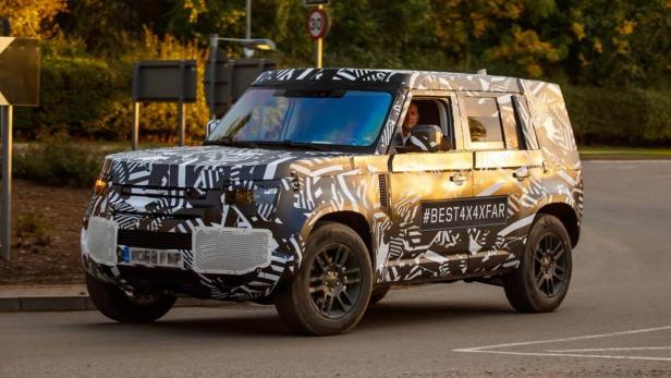 Kommender Land Rover Defender zeigt erstmals finale Karosserie