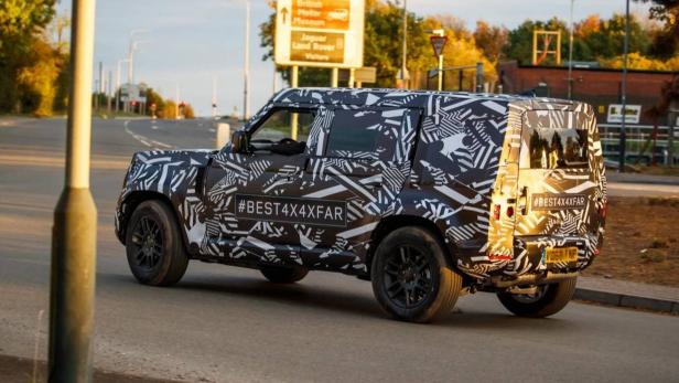 Kommender Land Rover Defender zeigt erstmals finale Karosserie