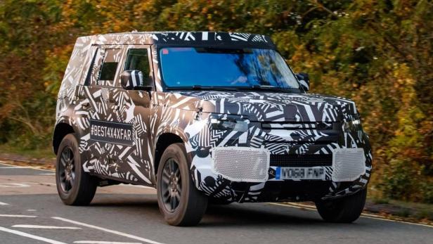 Kommender Land Rover Defender zeigt erstmals finale Karosserie
