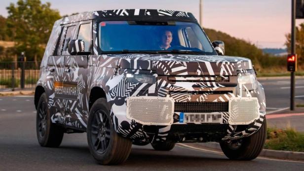 Kommender Land Rover Defender zeigt erstmals finale Karosserie