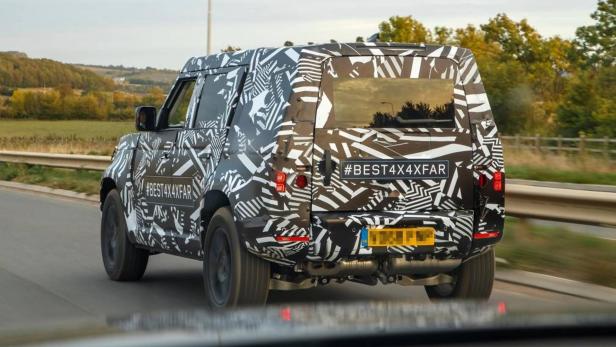 Kommender Land Rover Defender zeigt erstmals finale Karosserie