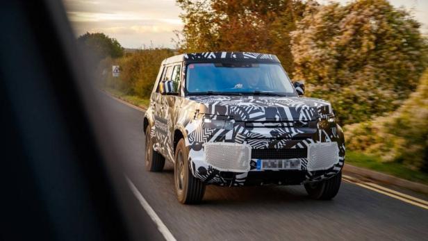 Kommender Land Rover Defender zeigt erstmals finale Karosserie