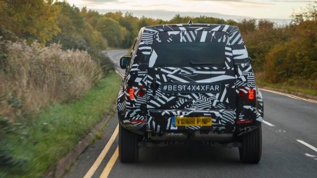 Kommender Land Rover Defender zeigt erstmals finale Karosserie