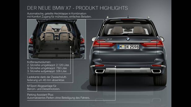 Neuer BMW X7: XXXL-SUV offiziell vorgestellt