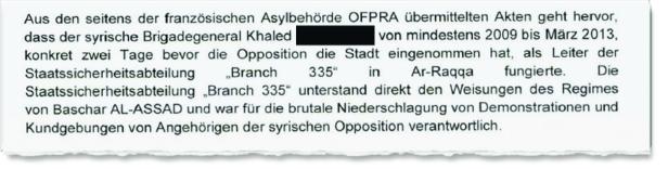 Asylskandal um syrischen Staatssicherheits-General in Österreich