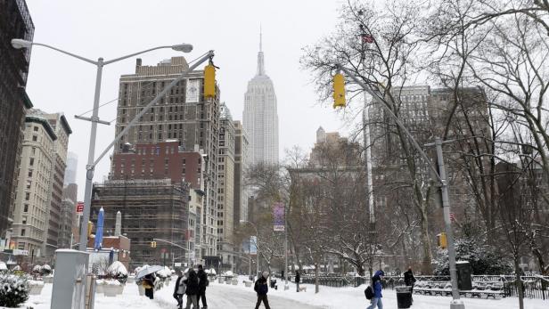 USA: Flugchaos durch Schneestürme