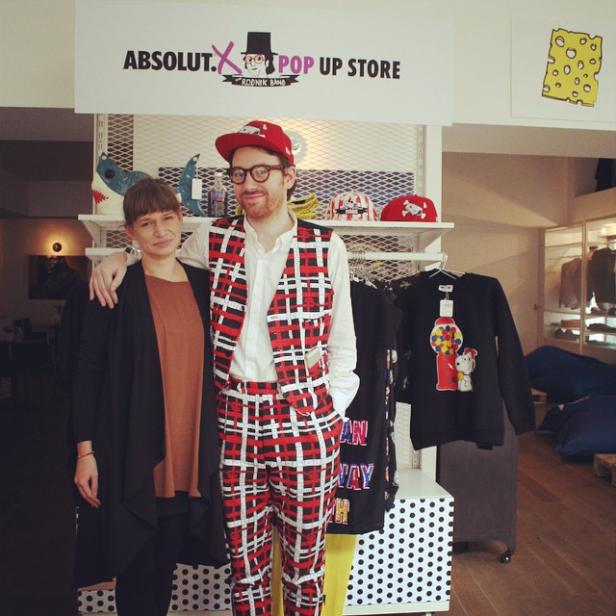 Style-Redakteurin Christine Scharfetter traf Colbert im Sneak In.