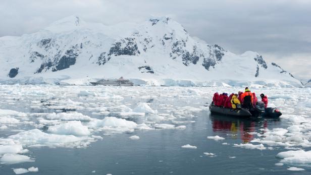 Antarktis-Kreuzfahrt: Mit Frack und Fell
