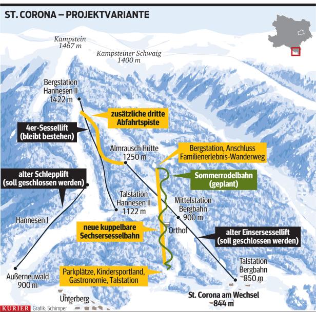 Positives Gutachten für Skigebiet St. Corona