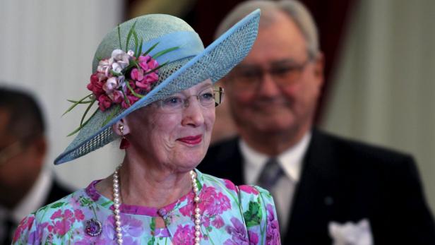 Danish Queen Margrethe and Prince Consort Henrik v