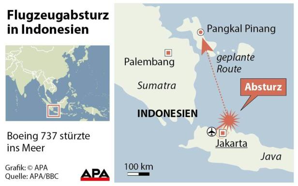 Passagierflugzeug nach Start in Indonesien abgestürzt