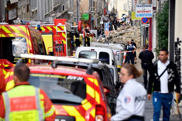 Marseille: Zwei Gebäude in Altstadt eingestürzt