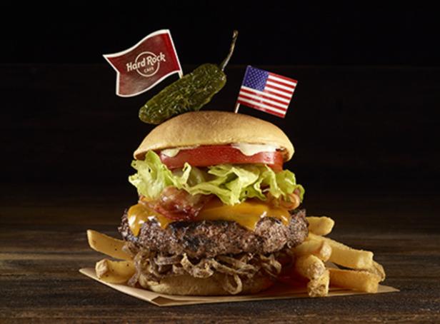 Hard Rock Cafe serviert Burger aus aller Welt