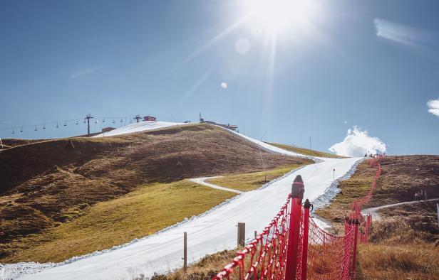 Grüne Pisten: Start der Skisaison auf der Kippe
