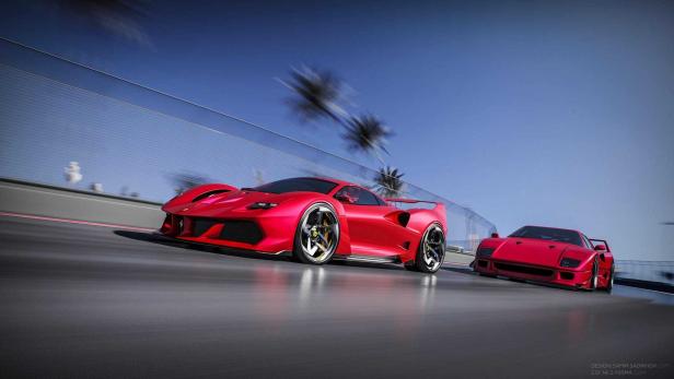 Ferrari F40 Tribute ist schlicht atemberaubend