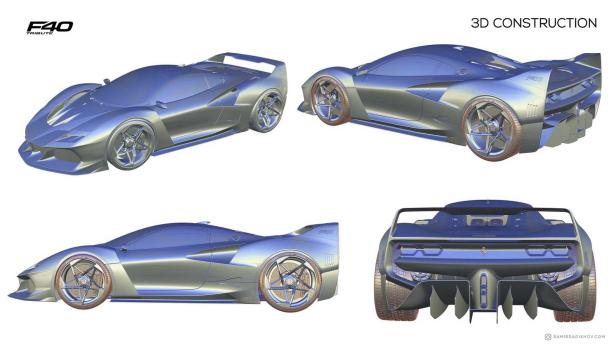 Ferrari F40 Tribute ist schlicht atemberaubend