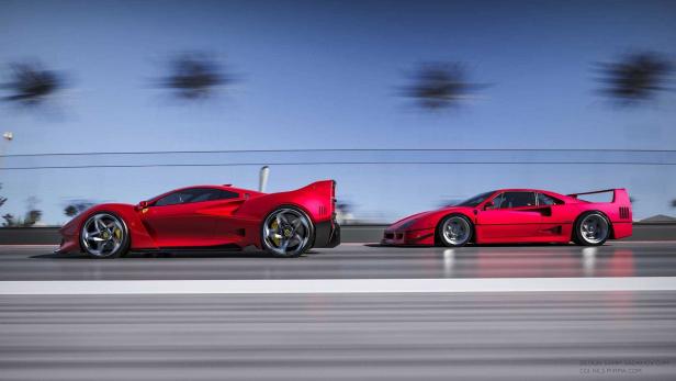 Ferrari F40 Tribute ist schlicht atemberaubend