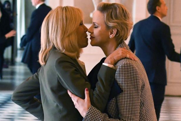 Charlene: Herzliches Wiedersehen mit Brigitte Macron
