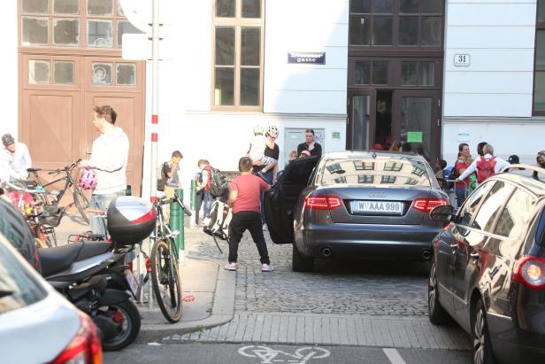 Schulstraße in Leopoldstadt: Eltern-Taxis bleiben ausgesperrt