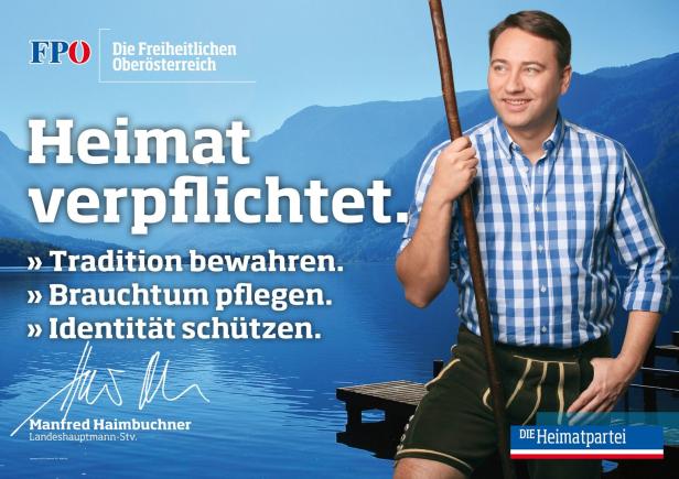 FPÖ nutzt blaues Fantasie-Landeswappen - und entfernt das Kreuz
