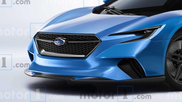 Rendering: Ein Subaru-Sportler mit Mittelmotor