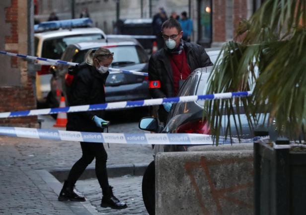 Messerattacke vor Polizeipräsidium in Brüssel