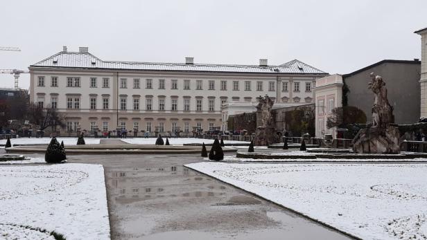 Der Winter ist da: Schneegestöber in Wien