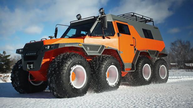 Ungetüm aus Russland: Avtoros Shaman 8x8
