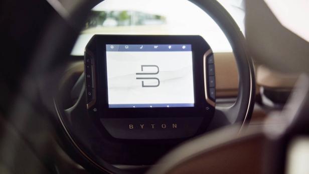 Byton M-Byte: Infotainment-Screen ist breit wie 7 iPads