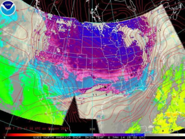 Eiszeit von New York bis Florida