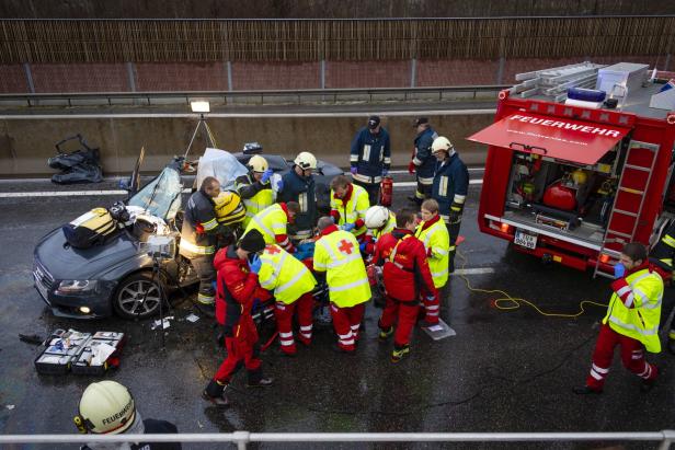 Massenkarambolage auf der S5 bei Tulln