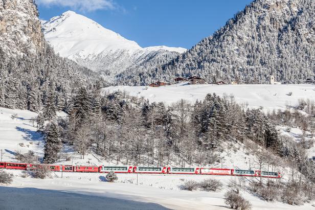 Glacier Express: Von St. Moritz nach Zermatt